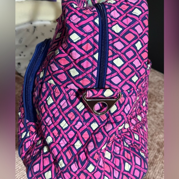 Vera Bradley  Pink/Blue Travel‎ bag - Picture 4 of 12